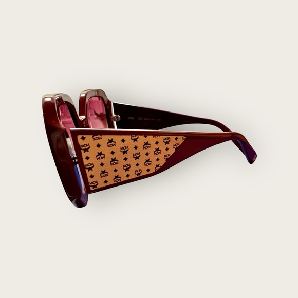 MCM Authentic 💯sunglasses - burgandy/frappe - NWT - Picture 5 of 8